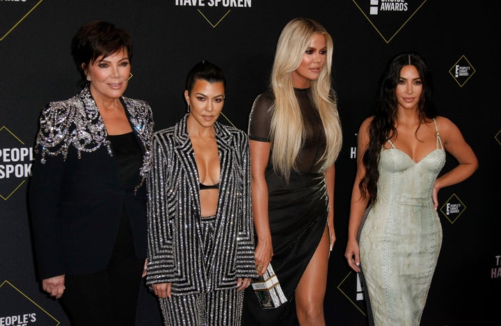 Kris Jenner, Kourtney Kardashian, Khloe Kardashian et Kim Kardashian West
