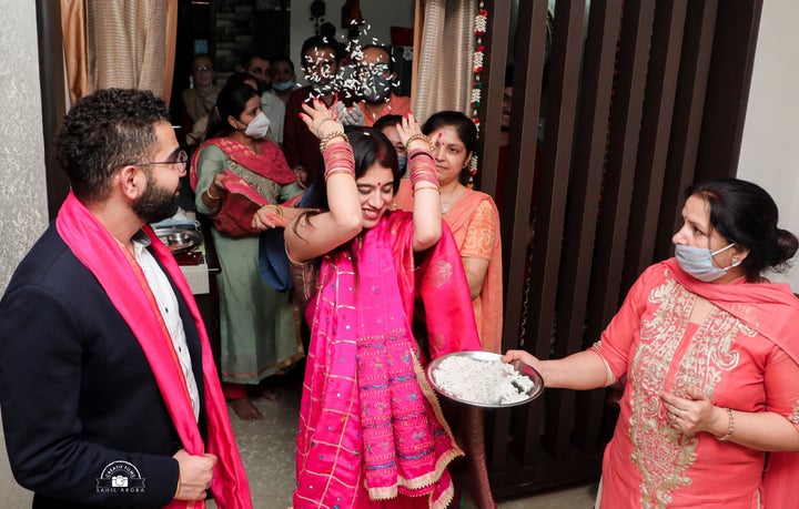 Chaitali and Nitin's wedding