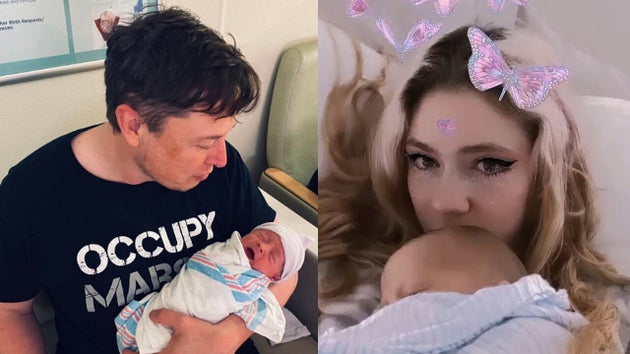La Compagna Di Elon Musk Usa Un Soprannome Piu Facile Per Chiamare Il Figlio X Ae A 12 L Huffpost