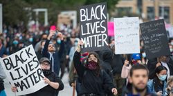 Une manifestation en soutien à George Floyd à Montréal