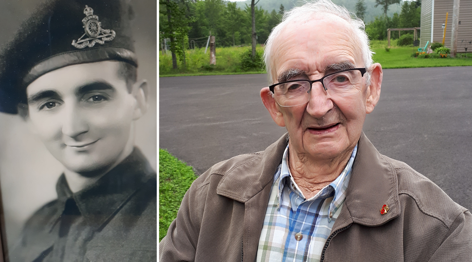 Ken Newell enlisted in the Canadian military to fight in the Second World in 1941. Pictured in August...