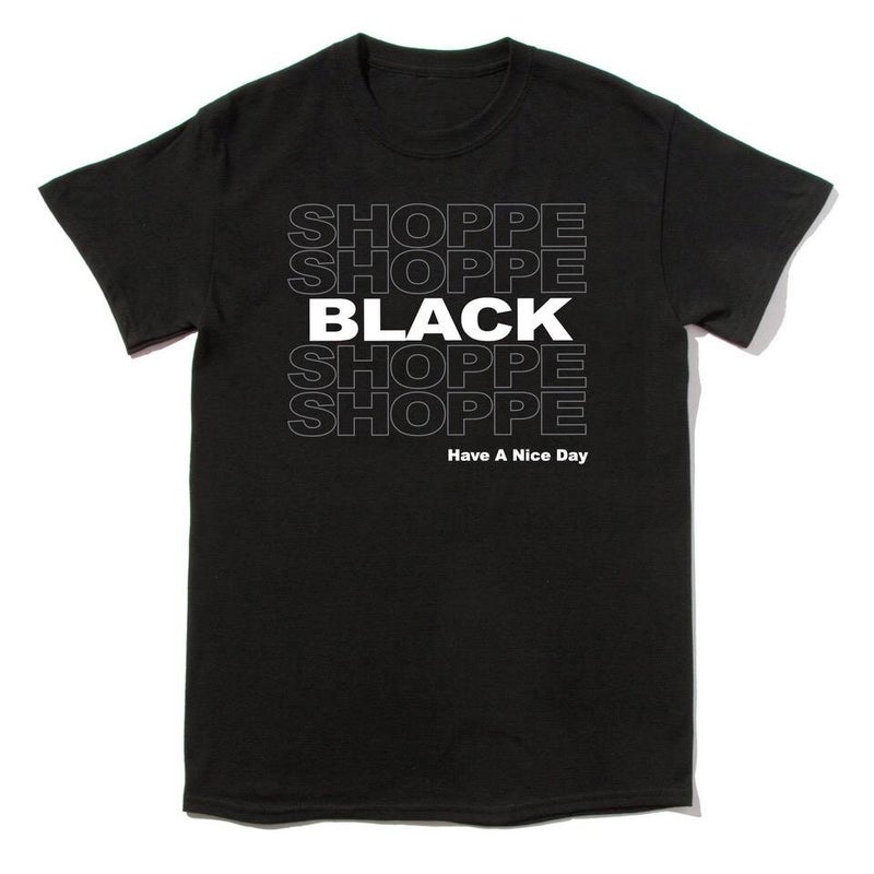 Get the "Shoppe Black" T-shirt from Shoppe Black for $25