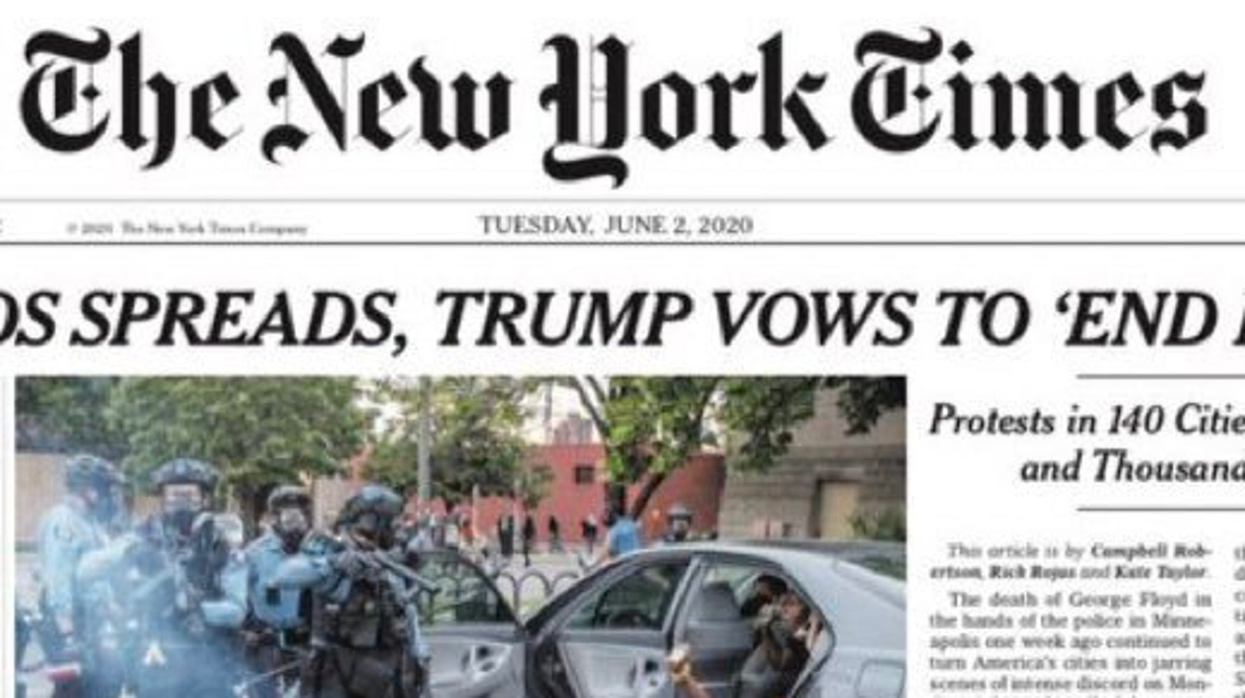 Ny Times Ripped For Pathetic Front Page Trump Coverage Huffpost