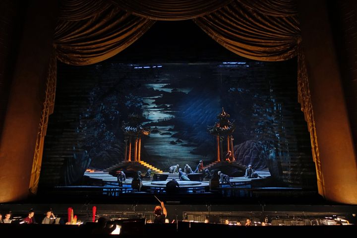 Μετροπόλιταν Όπερα, 30 Σεπτεμβρίου 2019. Παράσταση της όπερας «Τουραντότ» του Πουτσίνι.
