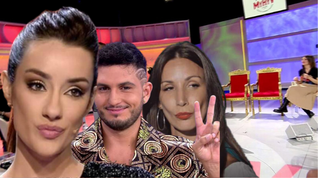 Adara Molinero, Omar Montes y Fani Carbajo.