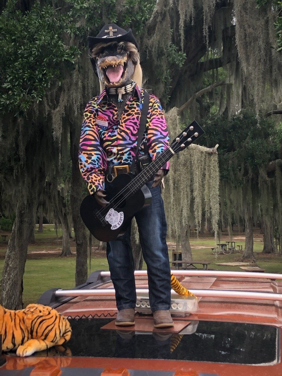 Tiger King Gator Statue