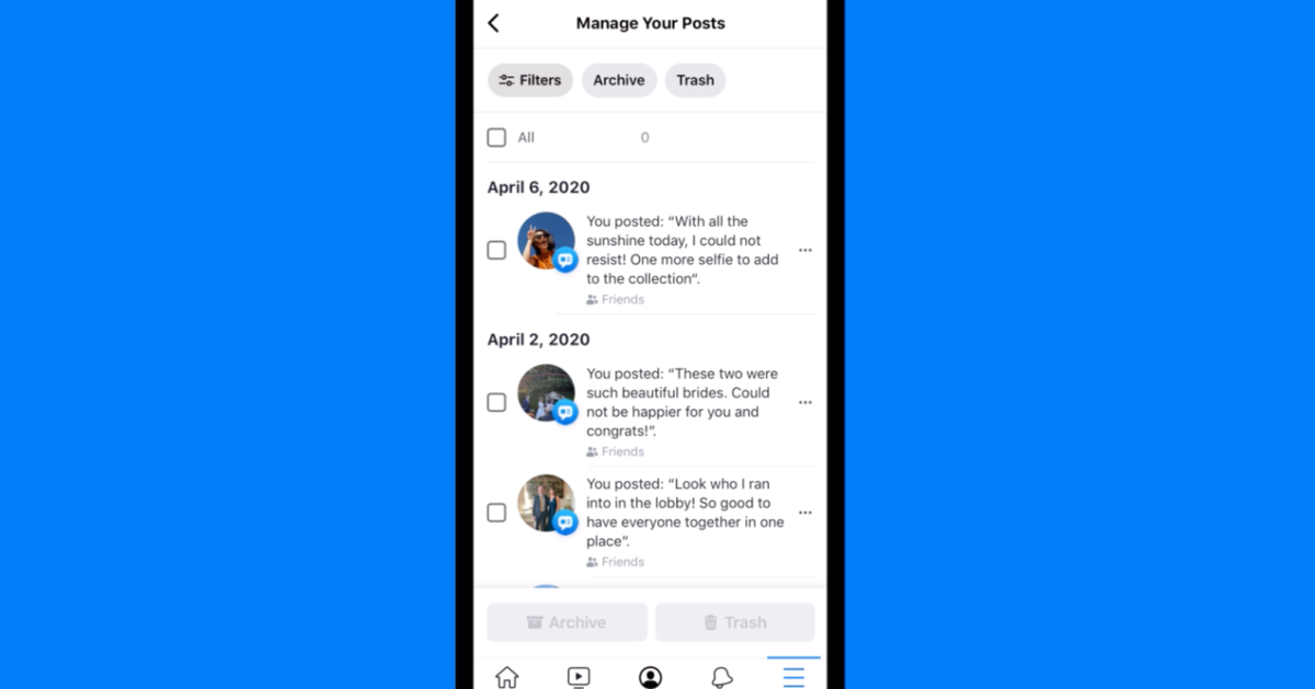 Facebook 過去投稿を一括削除 する新ツールを発表 プライバシー管理を強化 ハフポスト