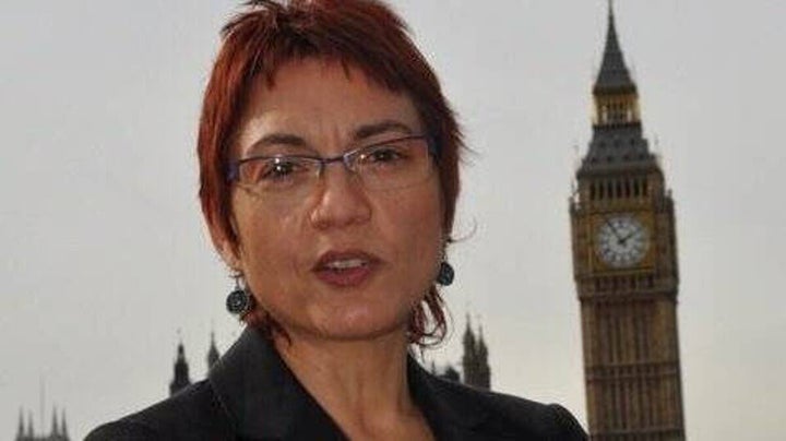 Anna Bosch durante su corresponsalía en Londres.