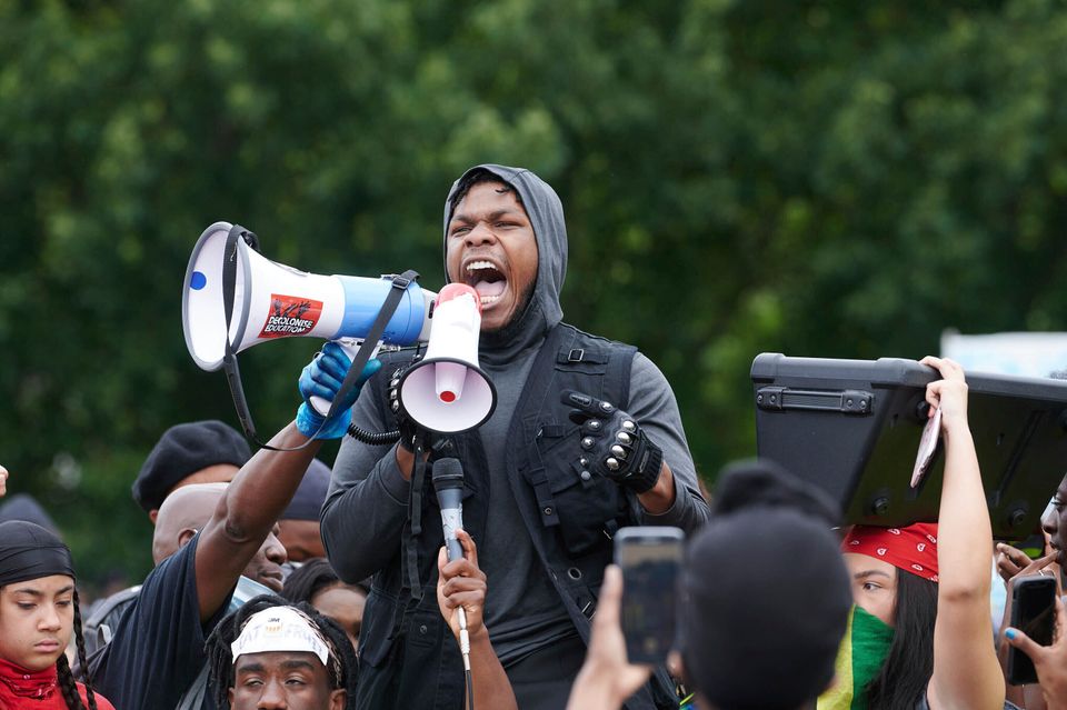 Photo by: KGC-247/STAR MAX/IPx 2020 6/3/20 Demonstators at a Black Lives Matter Protest in Hyde Park in London over the death of George Floyd.