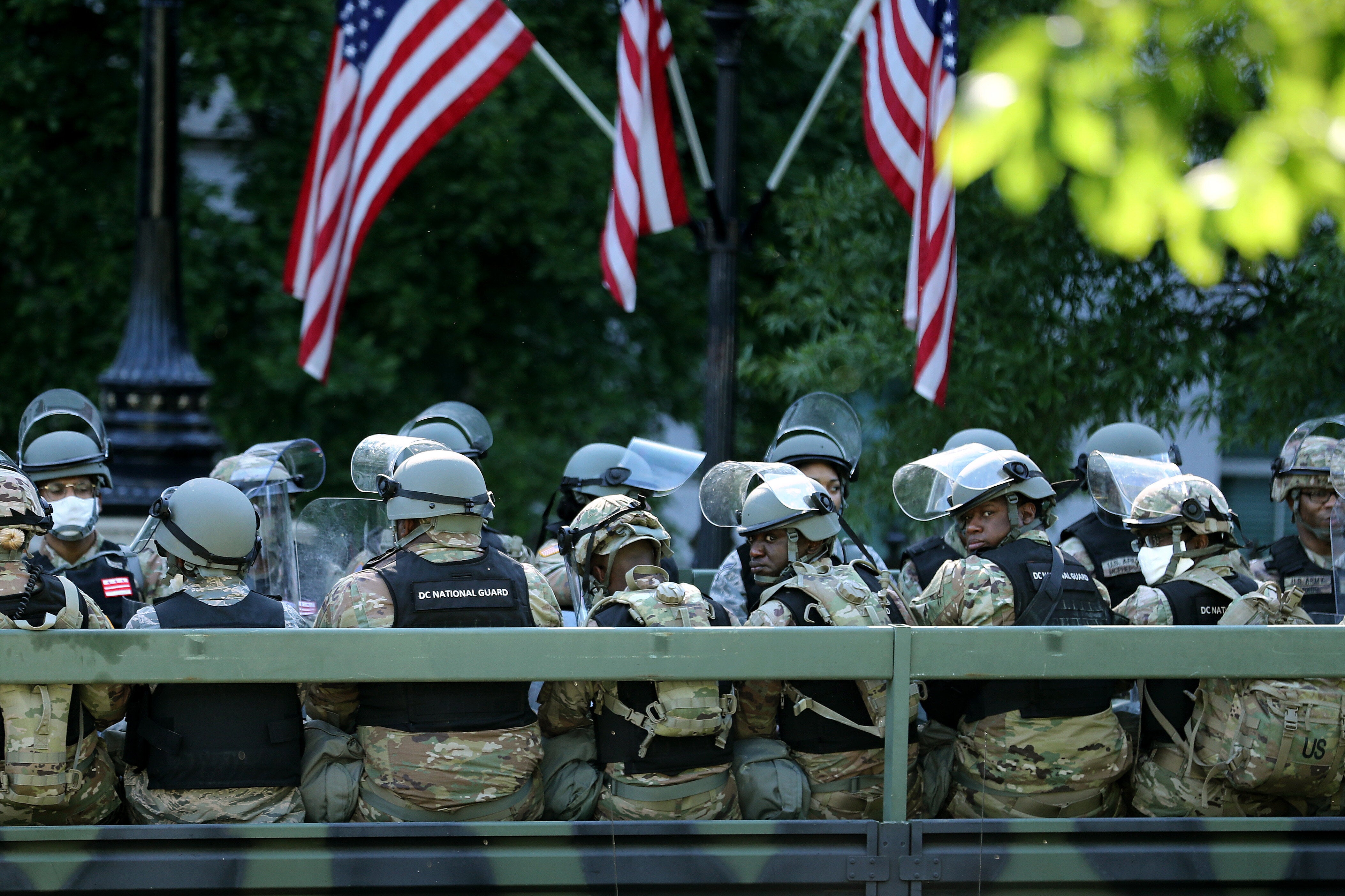 Active-Duty Troops Deployed To D.C. Region Return Home