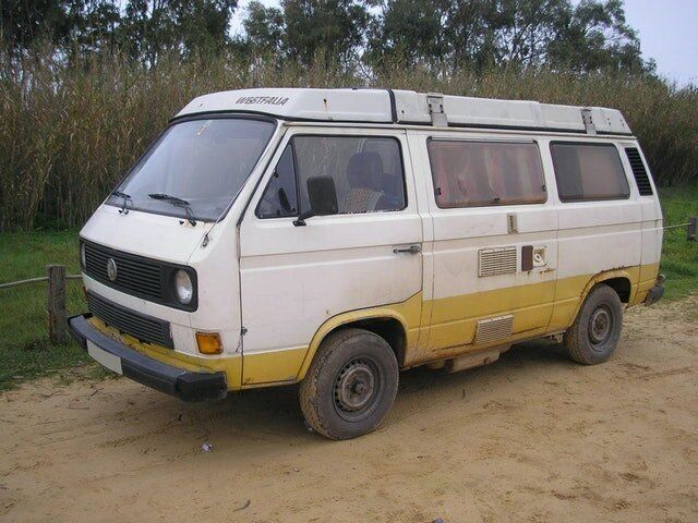 VW T3 Westfalia campervan linked to the suspect.
