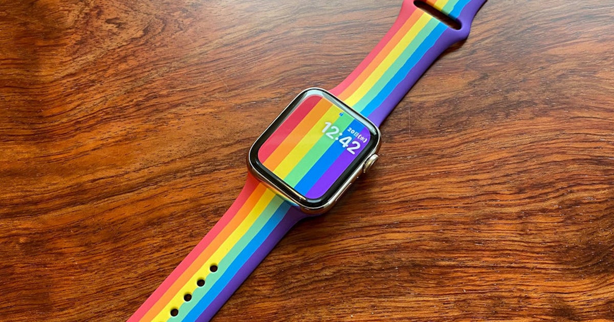 アップルウォッチ バンドも文字盤もレインボーにする方法 動画解説 ハフポスト これからの経済