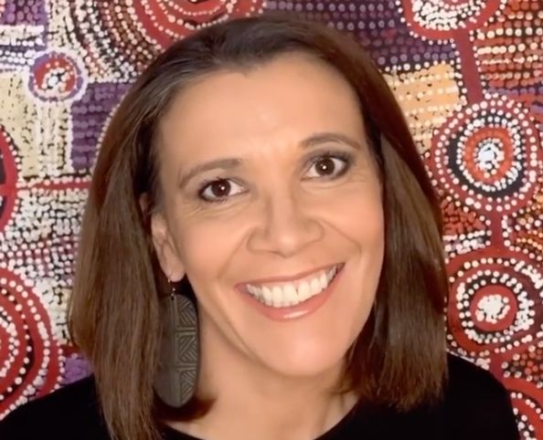 Indigenous Australian TV host Shelley Ware