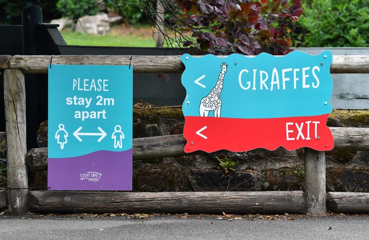 New signs at Chester zoo.