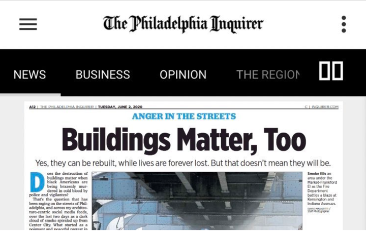 The Philadelphia Inquirer ran a column this week with a headline minimizing the Black Lives Matter movement. 