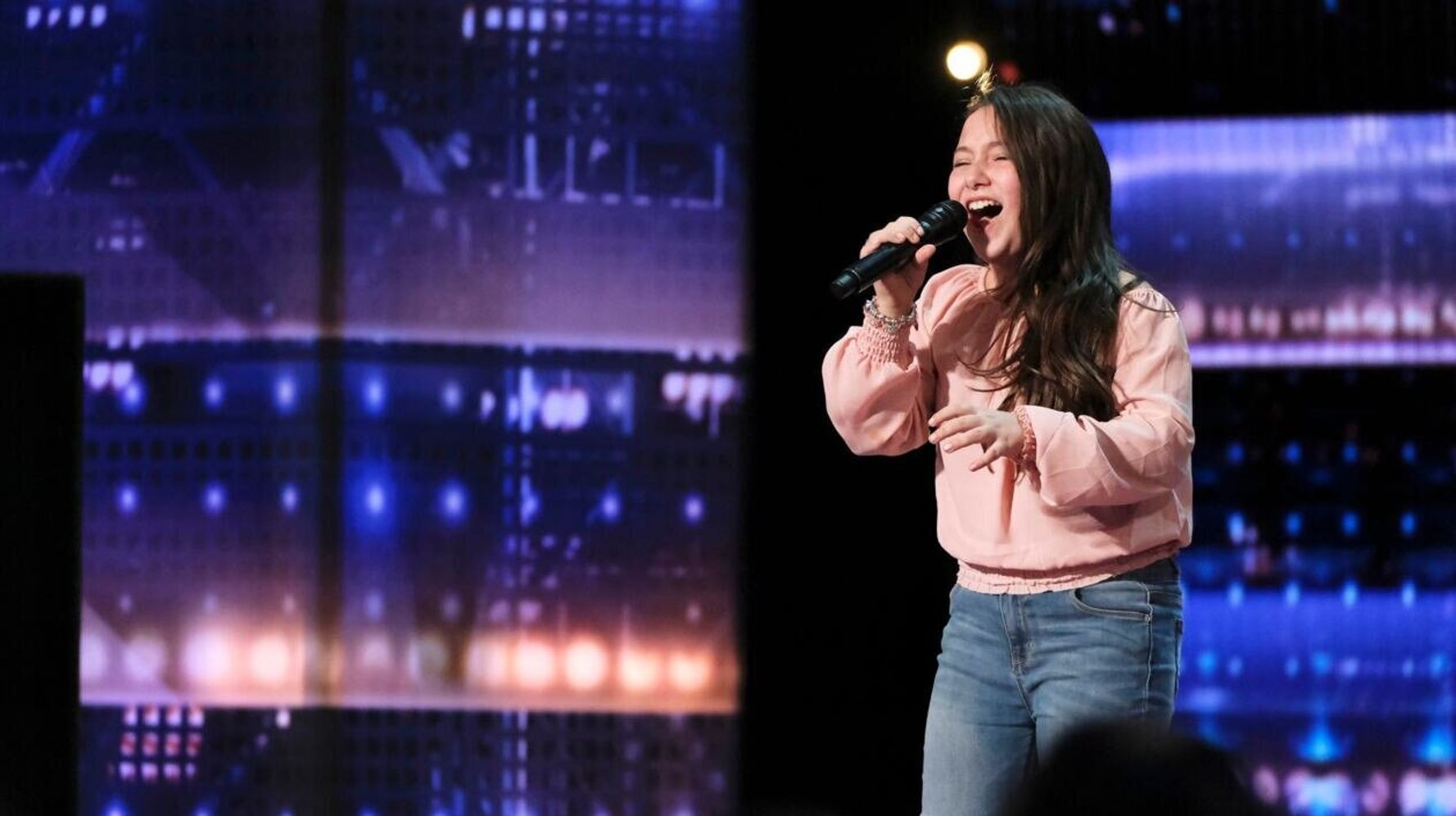 10-Year-Old Toronto-Area Girl Sings 'Shallow' On AGT With The Voice We