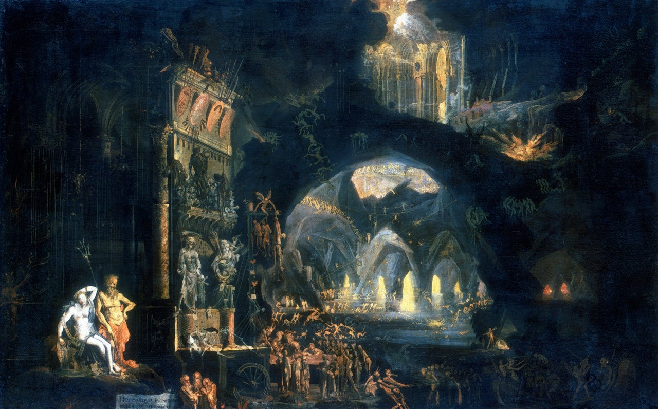 Ο Κάτω Κόσμος 'The Underworld', c1613-c1644. Ο Πλούτωνας και η Περσεφόνη παρατηρούν τον κάτων κόσμο, το βασίλειό τους . (Photo by Ann Ronan Pictures/Print Collector/Getty Images)