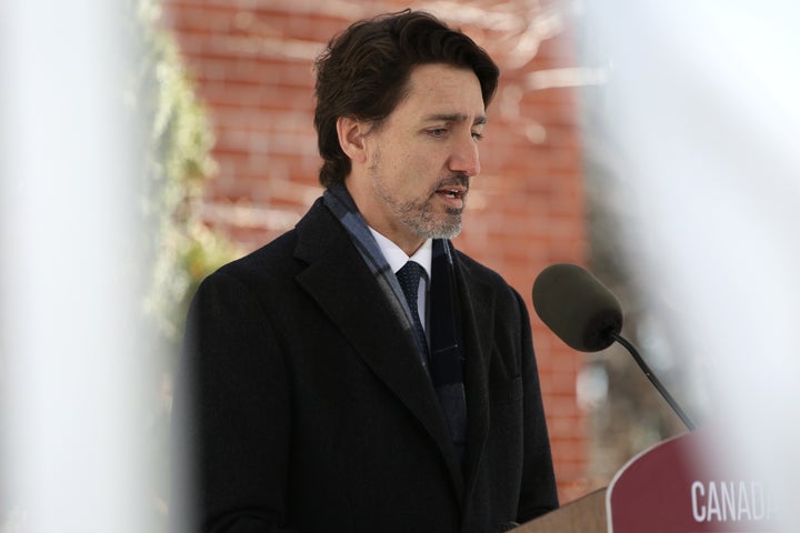 Prime Minister Justin Trudeau at a news conference April 20, 2020 in Ottawa, Ont. Trudeau has said provinces can move forward with their own forms of rent relief amid the pandemic.