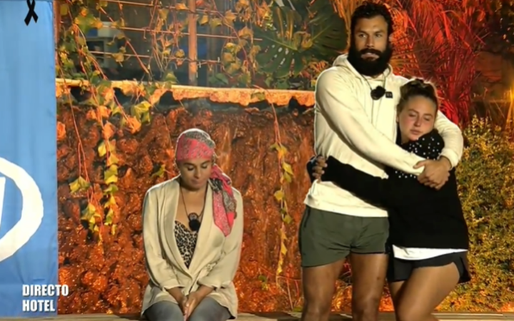 Ana María Aldón, Jorge Pérez y Rocío Flores.