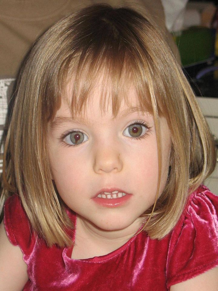 Three-year-old Madeleine McCann vanished on May 3, 2007 while on holiday with her family in Portugal.