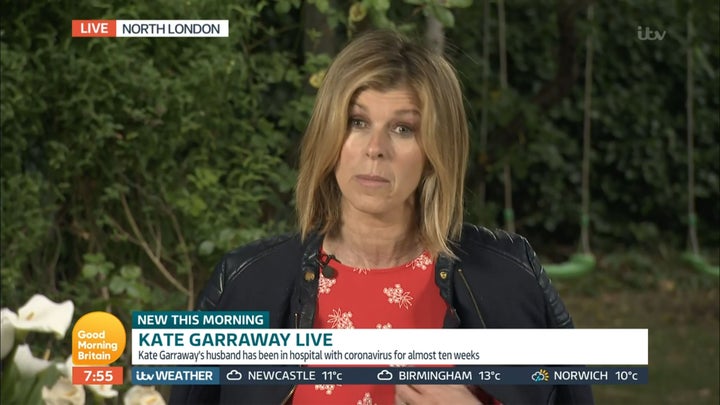 Kate Garraway interviewed during Friday's Good Morning Britain