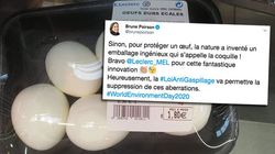 Brune Poirson dénonce le groupe Leclerc pour des emballages plastiques d’œufs