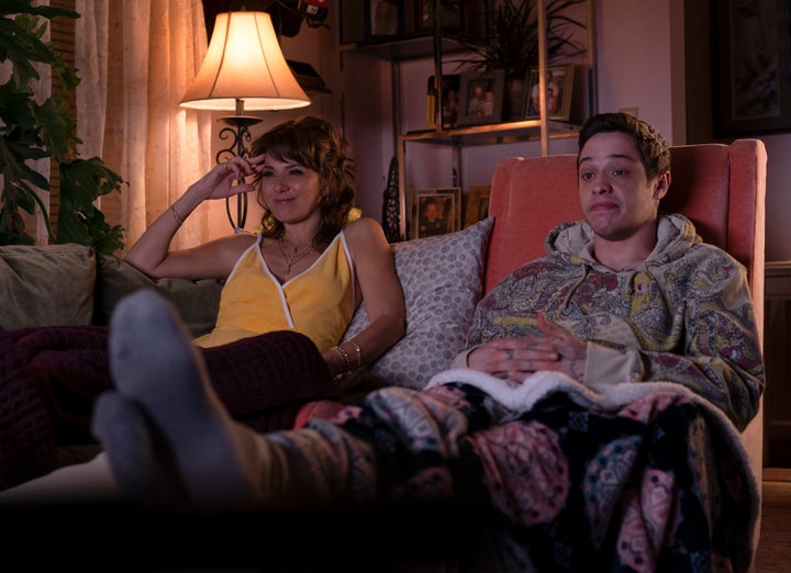 Marisa Tomei and Pete Davidson in "The King of Staten Island."