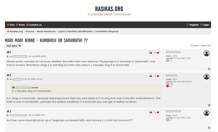 Carnatic music rasikas are puzzled.