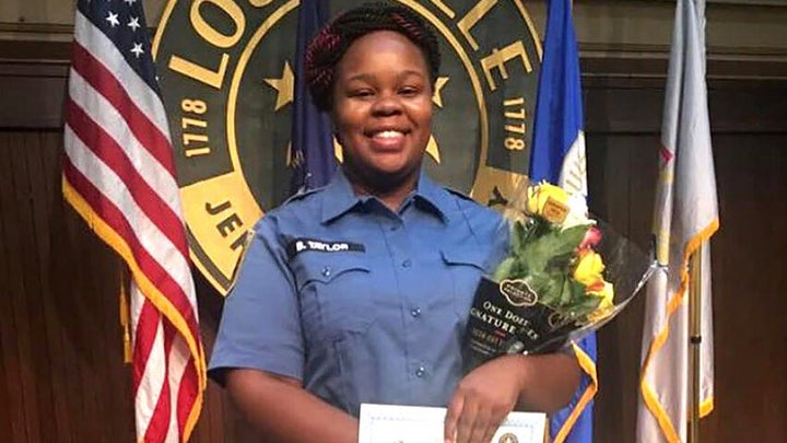 Breonna Taylor, an emergency room technician, at a graduation ceremony in Louisville, Kentucky.