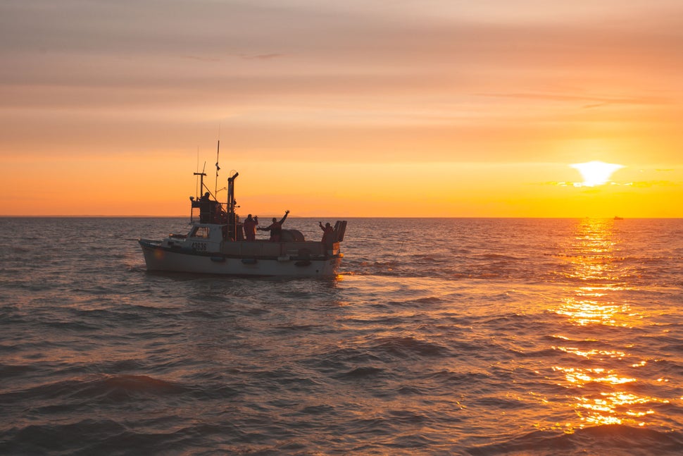 A fishing vessel on the Naknek River.