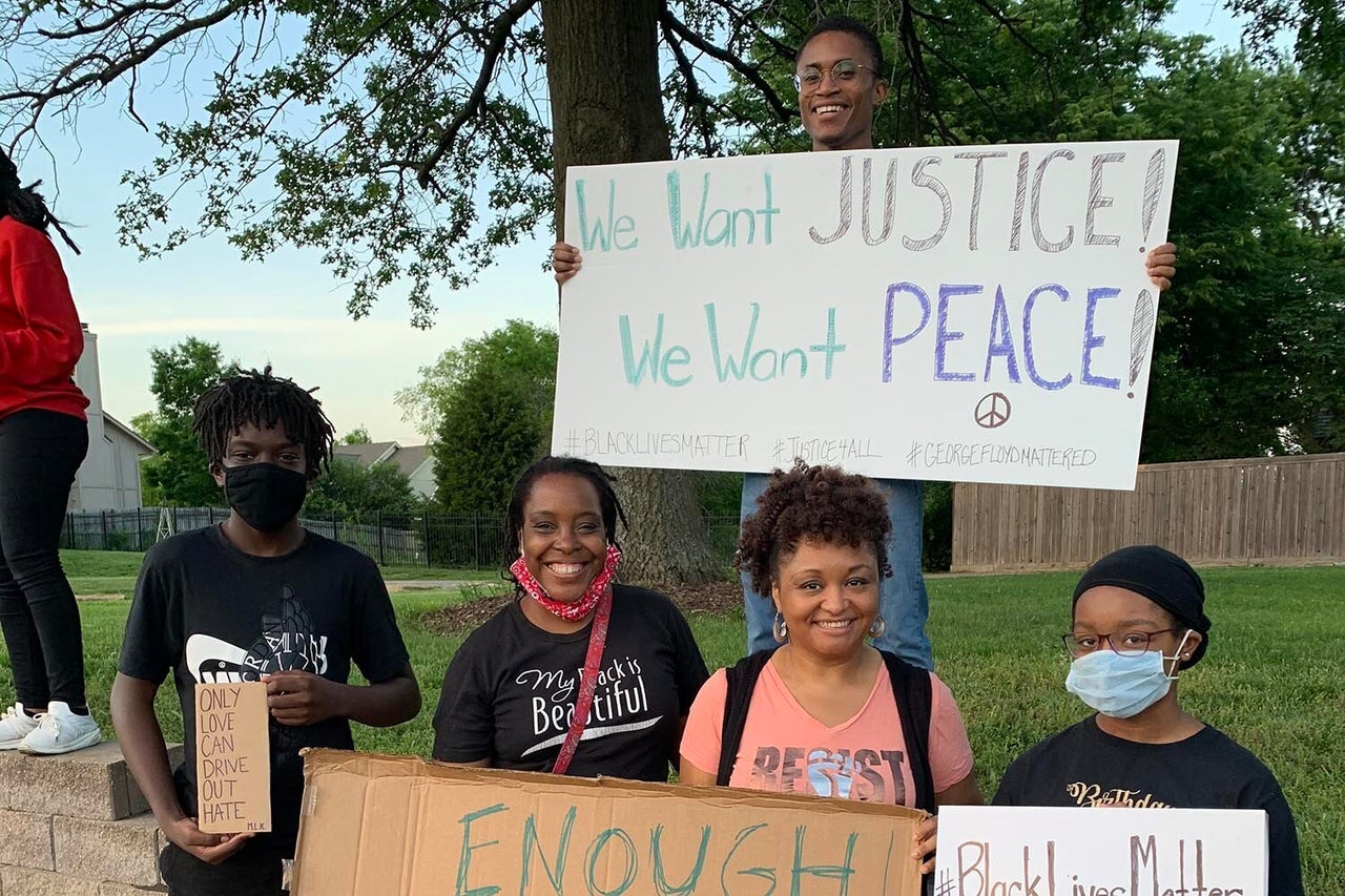 The Rev. Dana Patterson Nelson (second from right)