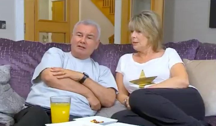 Eamonnn Holmes and Ruth Langsford on Celebrity Gogglebox