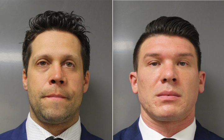 On Saturday, 39-year-old Aaron Torgalski, left, and 32-year-old Robert McCabe, right, were charged with assault in the second degree, a Class D felony.