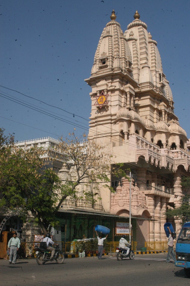 INDIA - MARCH 27: Chattarpur Temple at Chattarpur Enclave, New Delhi. (Photo by Vivek Singh/The The India...