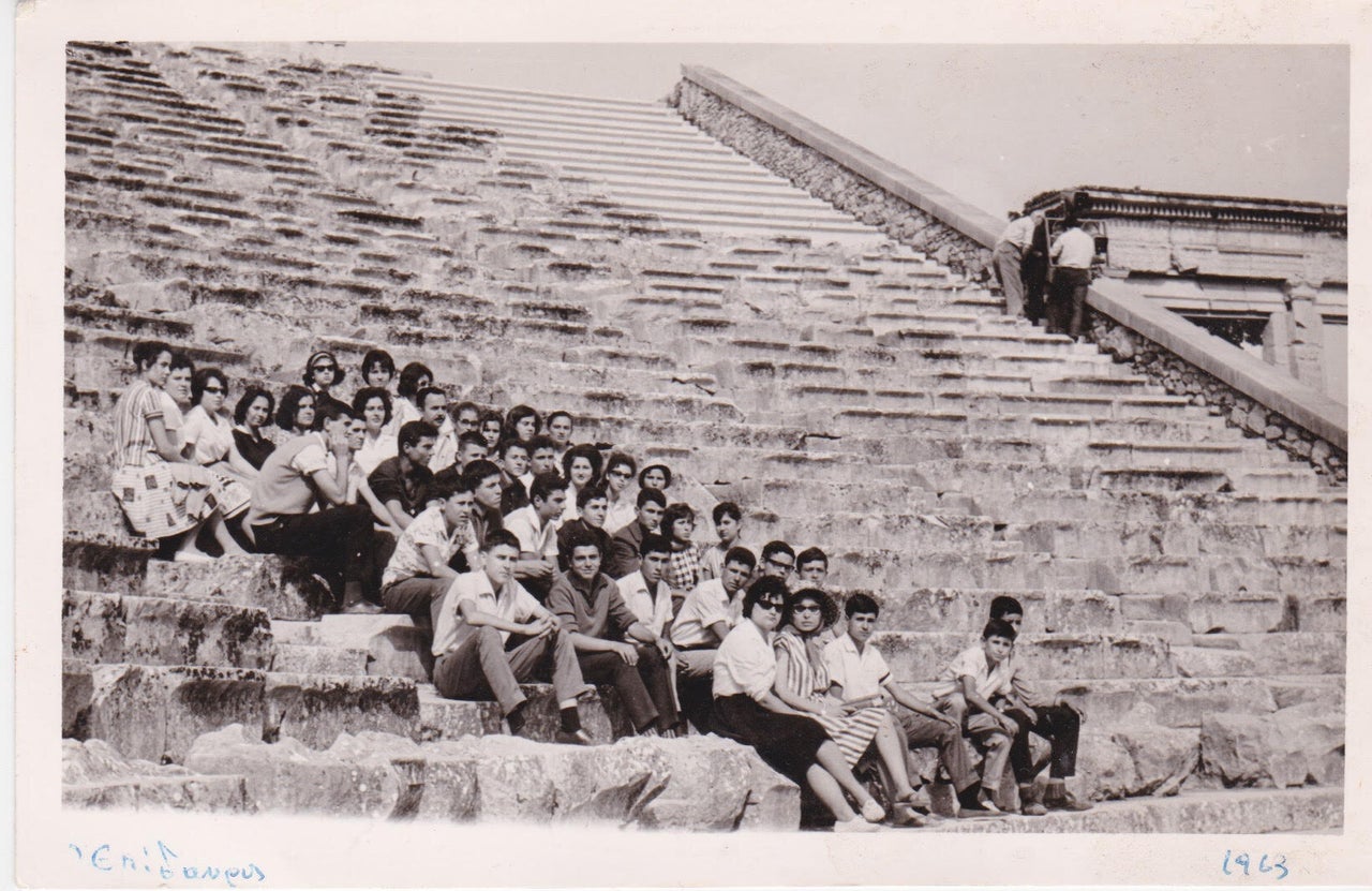 Επίδαυρος 1963, σχολική εκδρομή