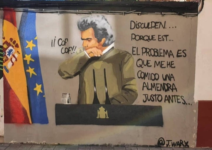 El mural de Fernando Simón en Valencia, obra de J.Warx.