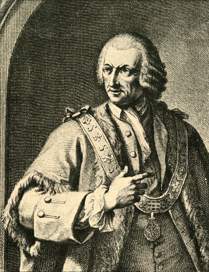 Lord Mayor Beckford (1709-1770) Political figure in 18th-century London, who twice held the office of Lord Mayor of London (1762 and 1769). 