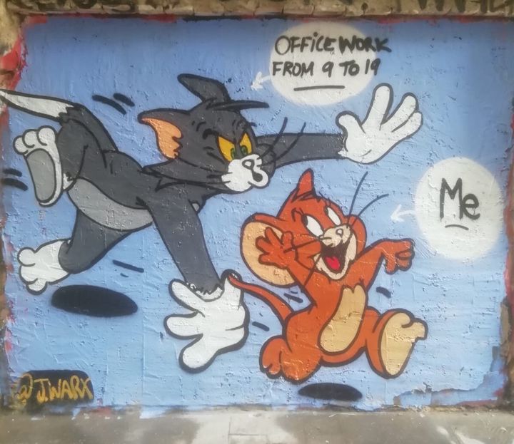 El dibujo de J.Warx de 'Tom & Jerry'.