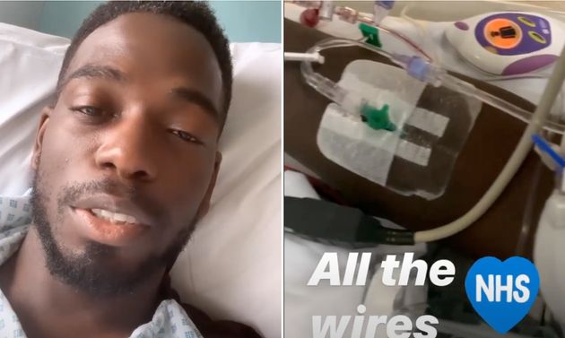 Love Islands Marcel Somerville Reveals He Nearly Died In Video From Hospital Bed
