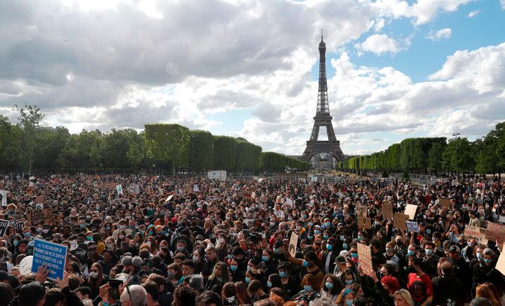 Manifestation à Paris, 6 juin 2020