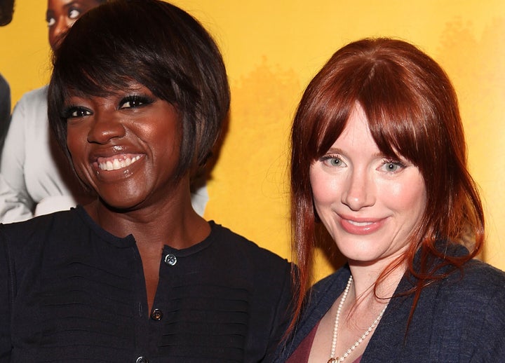 Viola Davis and Bryce Dallas Howard attend a screening of "The Help" in 2011. 