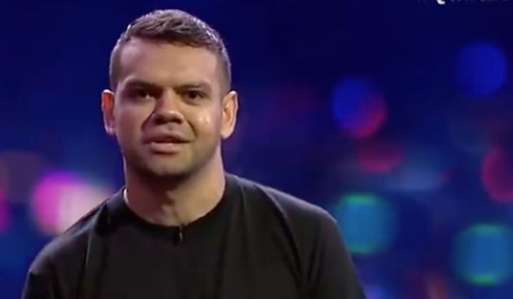 Meyne Wyatt delivered his stirring and relevant speech from his play, 'City Of Gold', condemning police brutality and racism in Australia.
