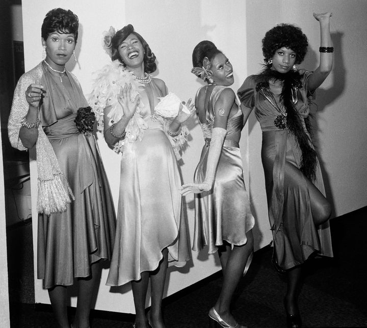The Pointer Sisters pictured in 1973