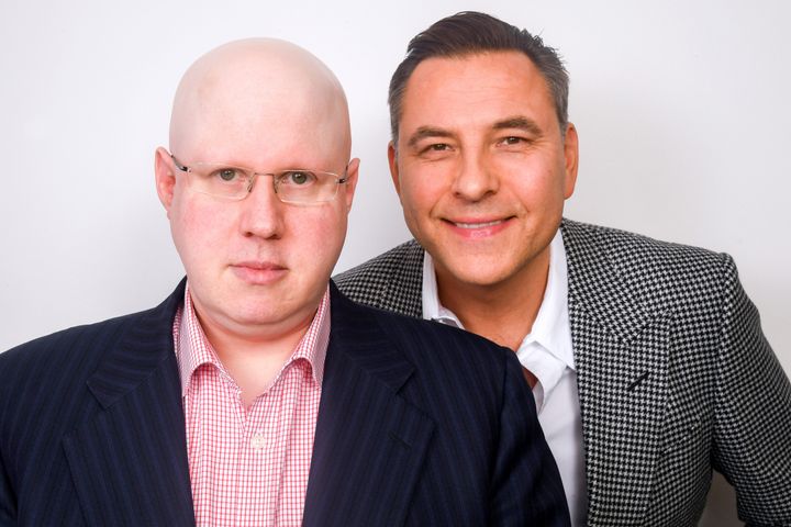 Matt Lucas and David Walliams, pictured after their reunion in 2019