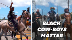 À Los Angeles, ces cow-boys noirs manifestent contre les