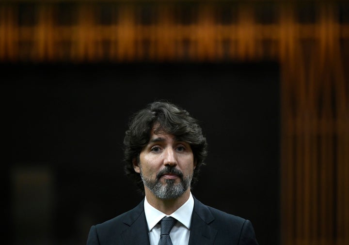 Prime Minister Justin Trudeau rises in the House of Commons on June 9, 2020. 