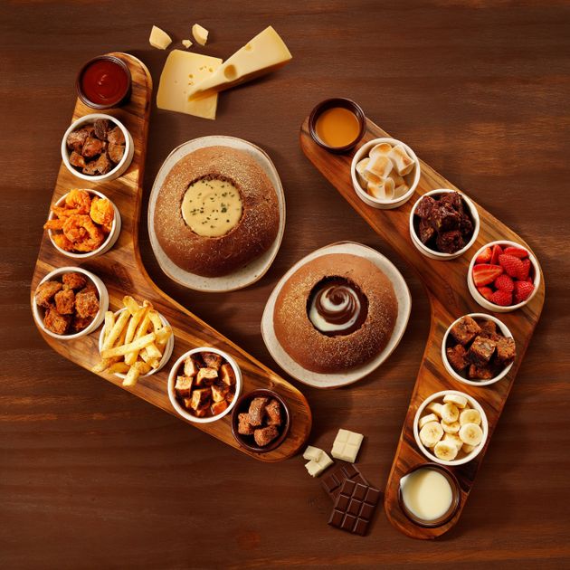 Outback apresenta novos fondues com mais queijos e mais chocolates