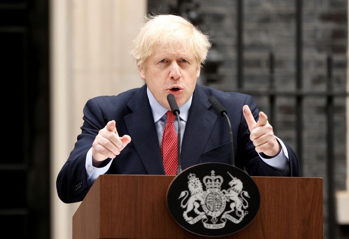 Britain's Prime Minister Boris Johnson 