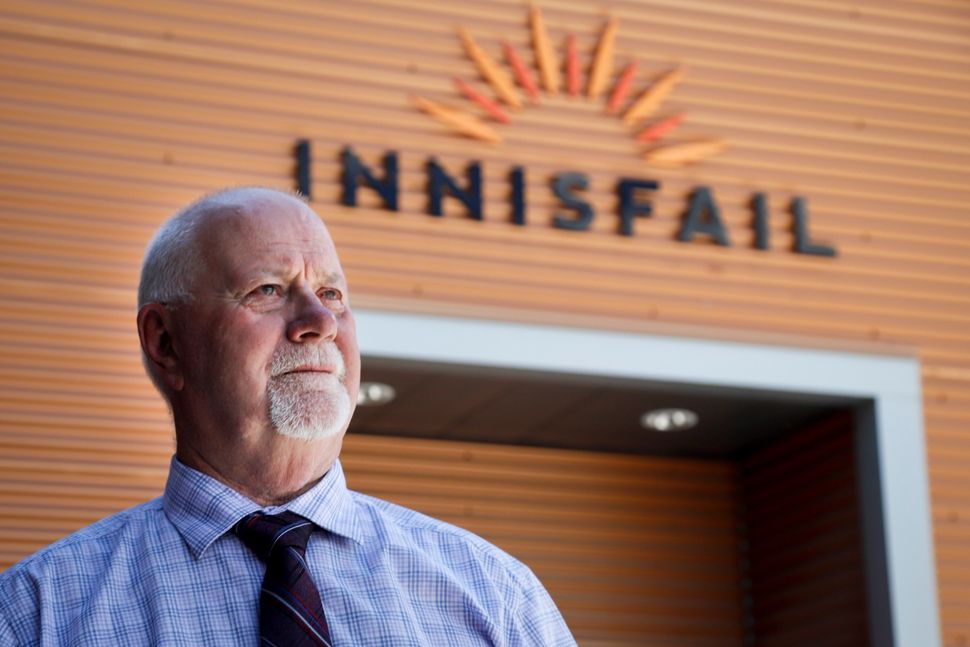 Innisfail mayor Jim Romane is seen in Innisfail, Alta. on June 9, 2020.