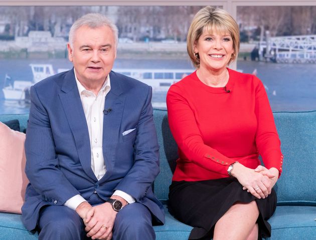 Ruth with husband Eamonn Holmes